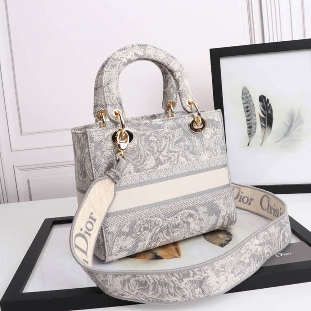 DIOR MEDIUM LADY D-LITE BAG(High-End Grade) - Top Club