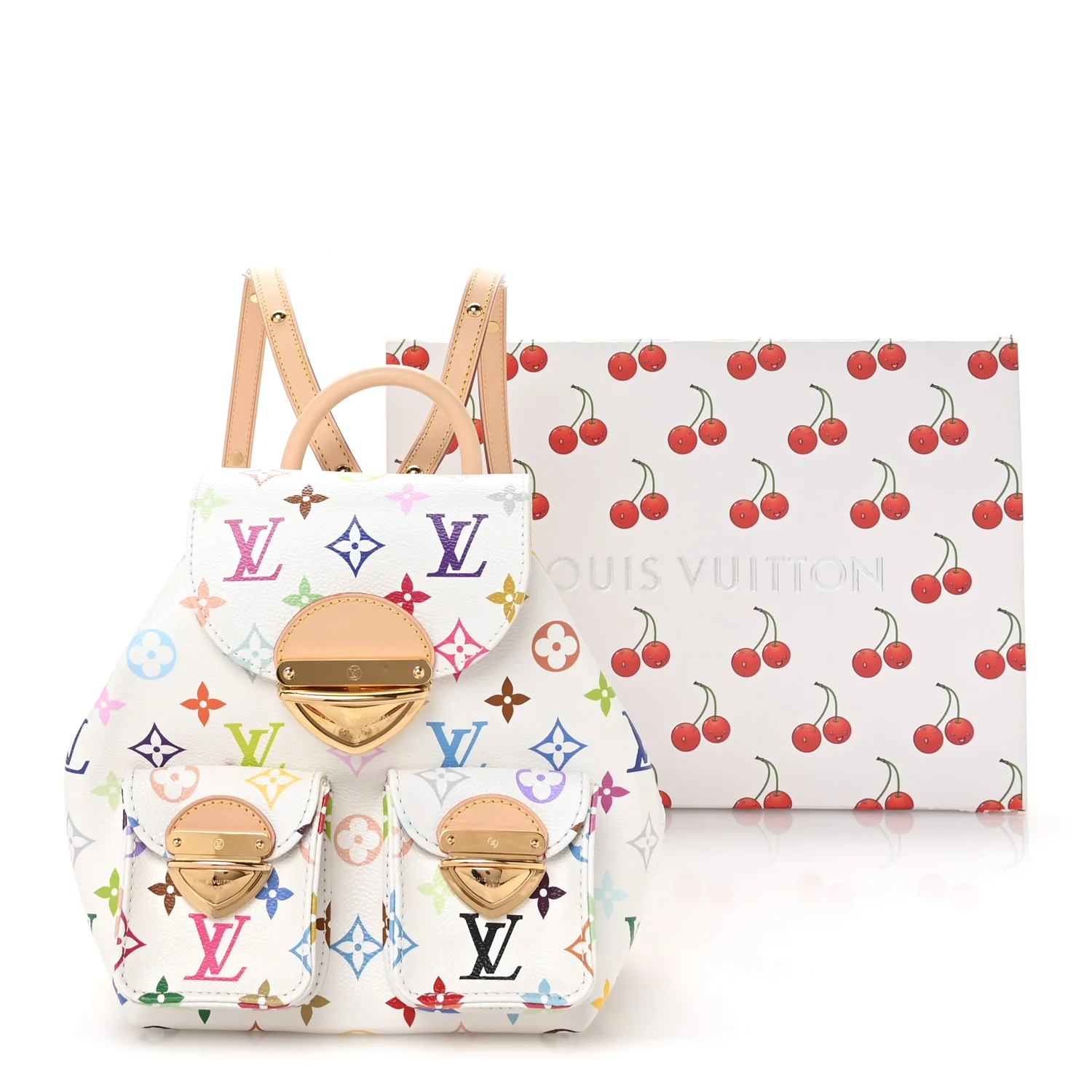 LV X TM Monogram Multicolor Venice Backpack White - Top Club