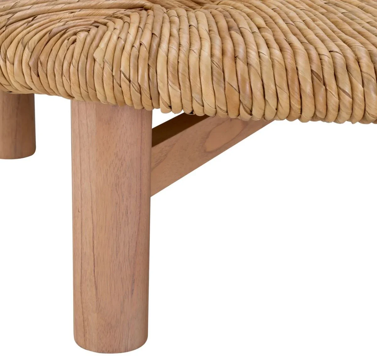 Luxury coffee table natural color Ø 100 x H. 30.5 cm - Round living room table - Living room furniture - Luxury furniture - Luxury furnishings
