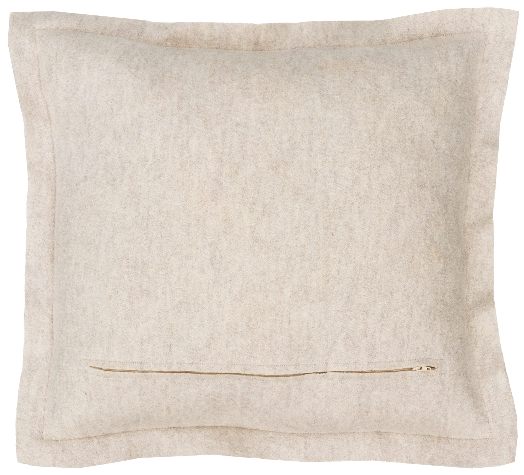 Kussen boiled wool kiezel 55x55cm