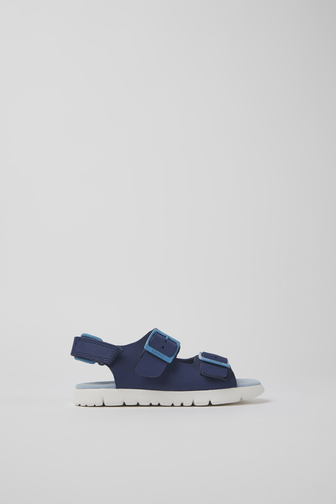 Caterpillar Blue Leather Sandals for Boys
