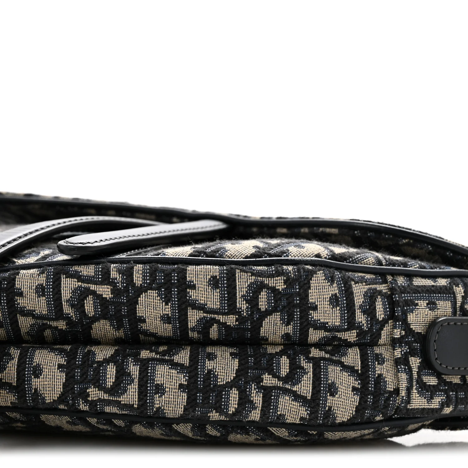 Oblique Saddle Bag With Strap Blue - Top Club