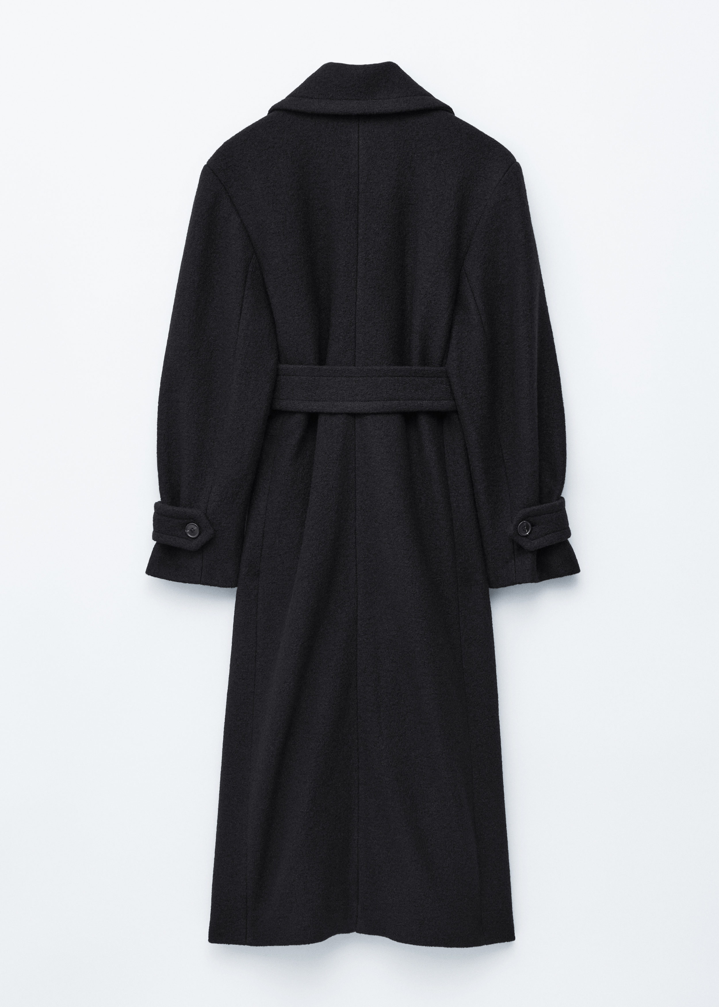 & Other Stories TIE-BELT WOOL COAT