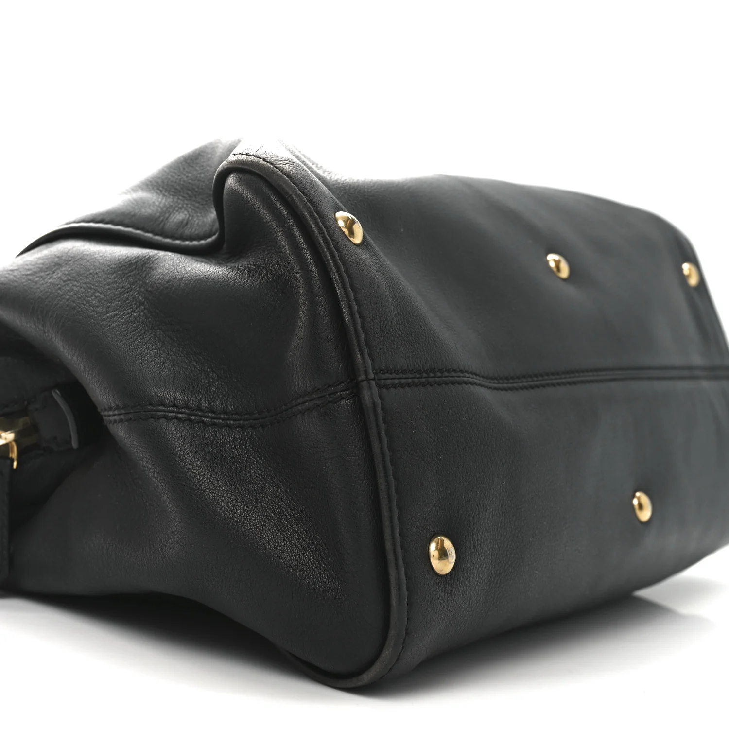 Vitello Dolce Marmol Large Chameleon Tote Black - Top Club