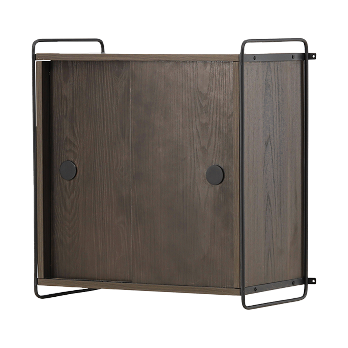 Hangende houten wandkast Marcus Walnoot