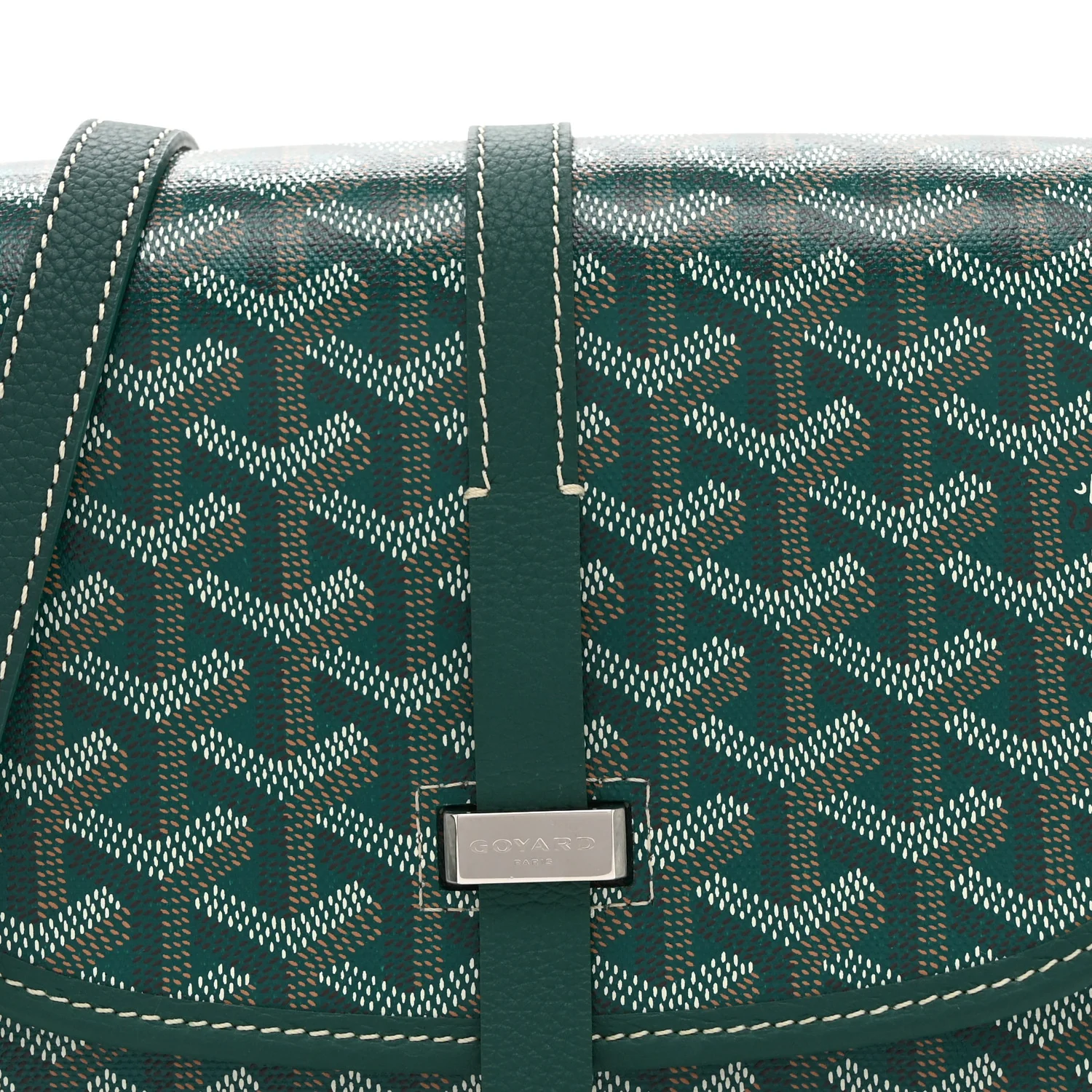 Goyardine Belvedere II PM Messenger Bag Green - Top Club
