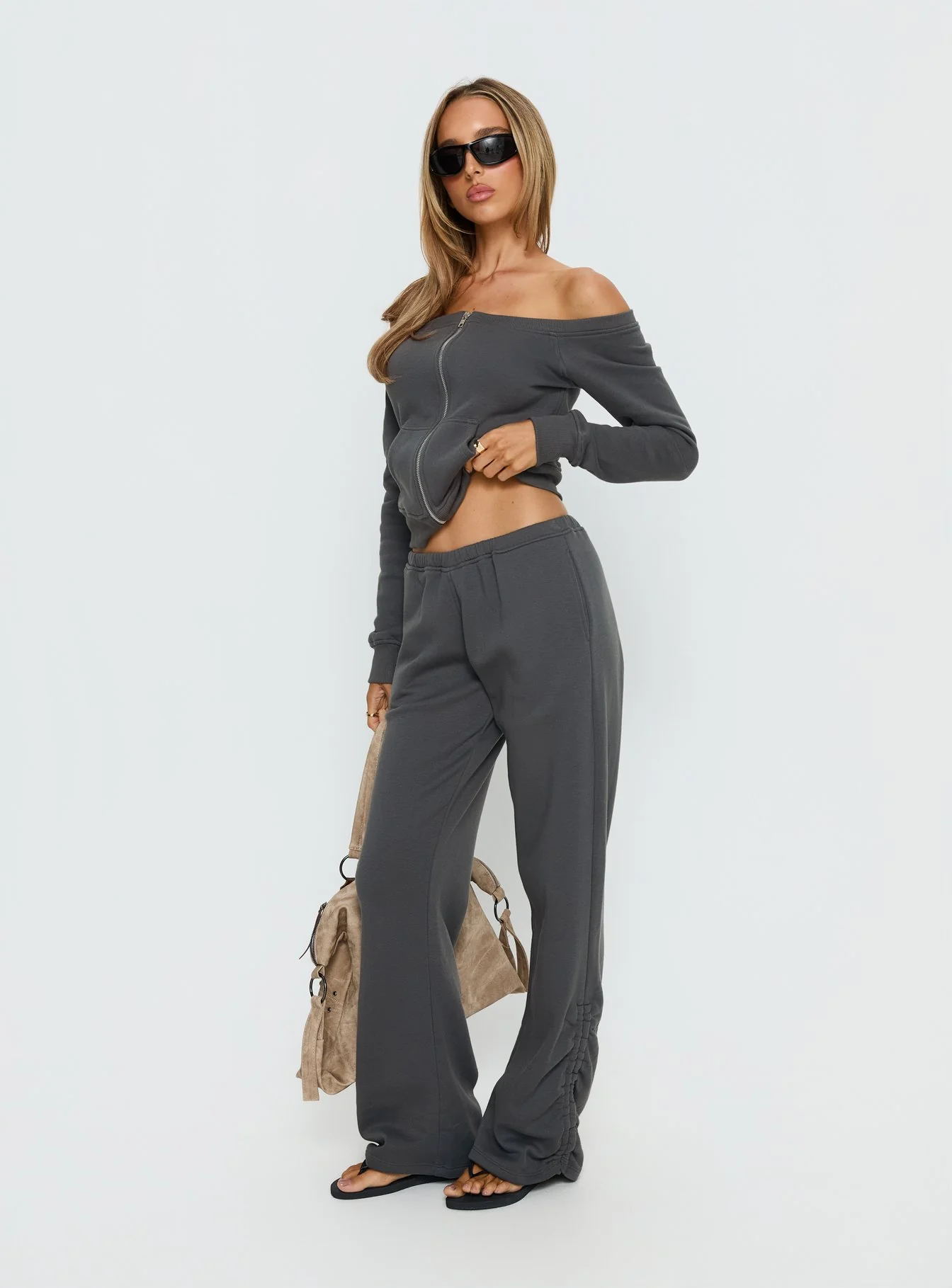 Rylan Low Rise Joggers Grey