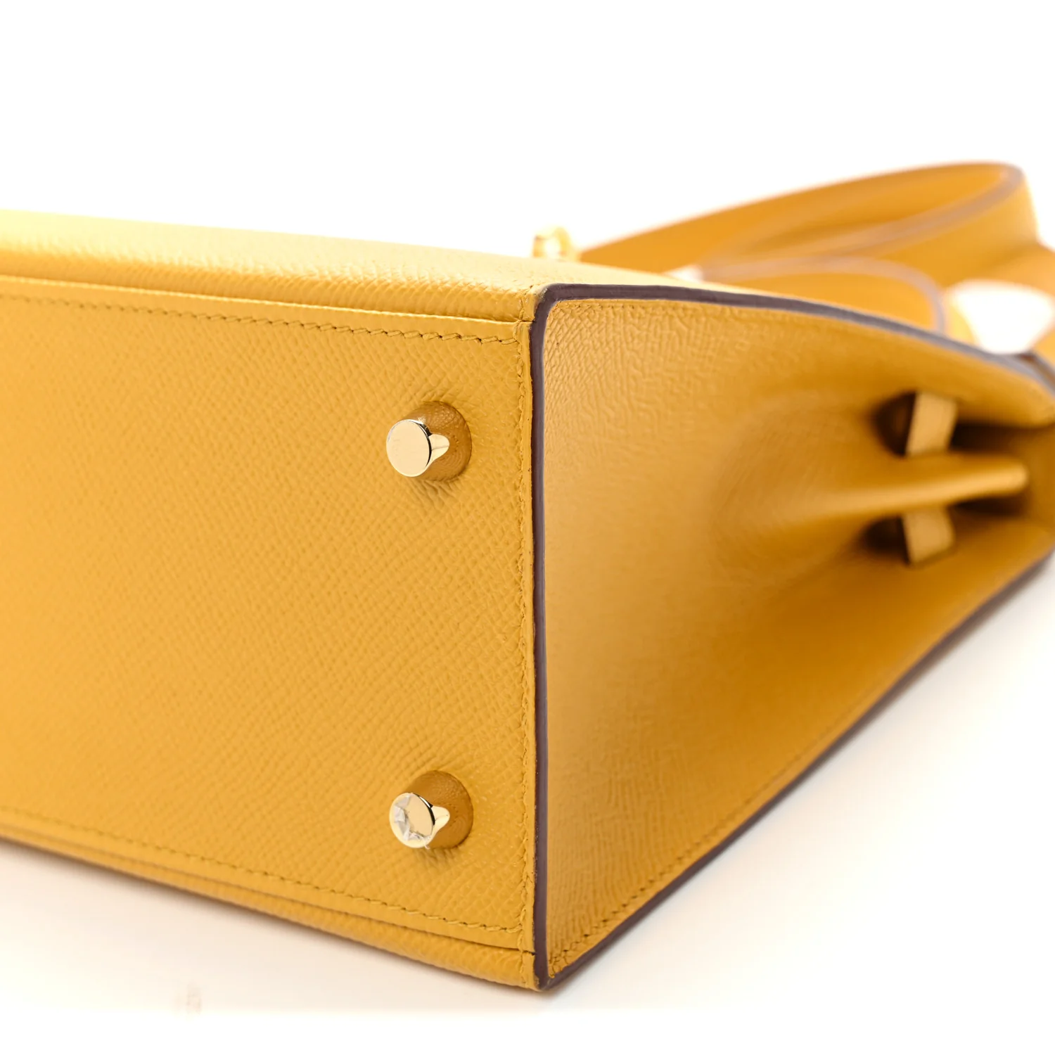 Epsom Kelly Sellier 25 Jaune Ambre - Top Club