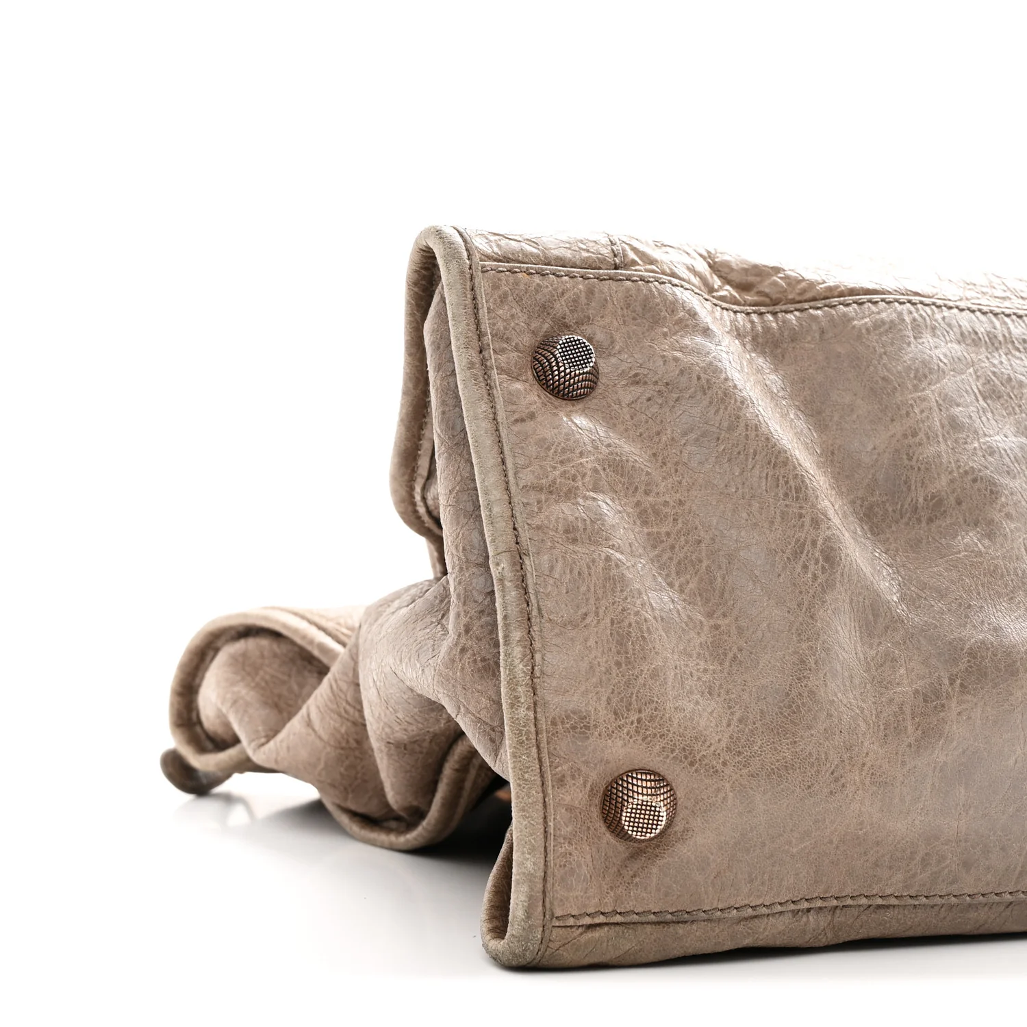 Agneau Giant 12 Rose Gold Hardware Work Gris Poivre - Top Club