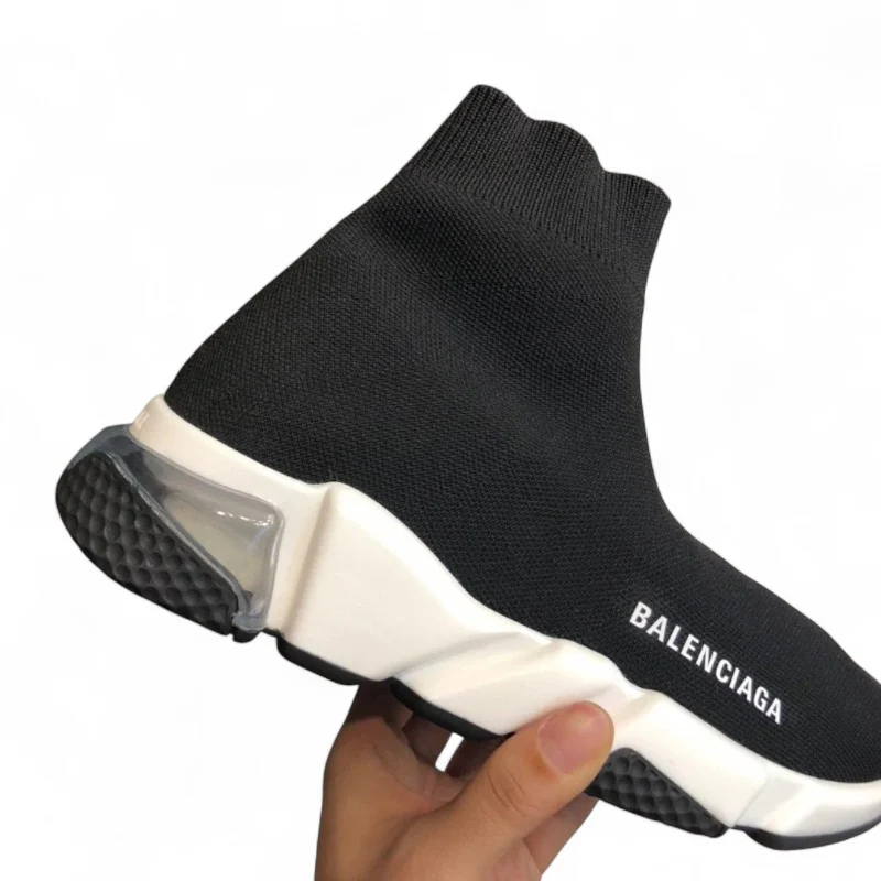 Balenciaga Speed Clearsole Sneaker Black/White - Sneaker Replica Workshop