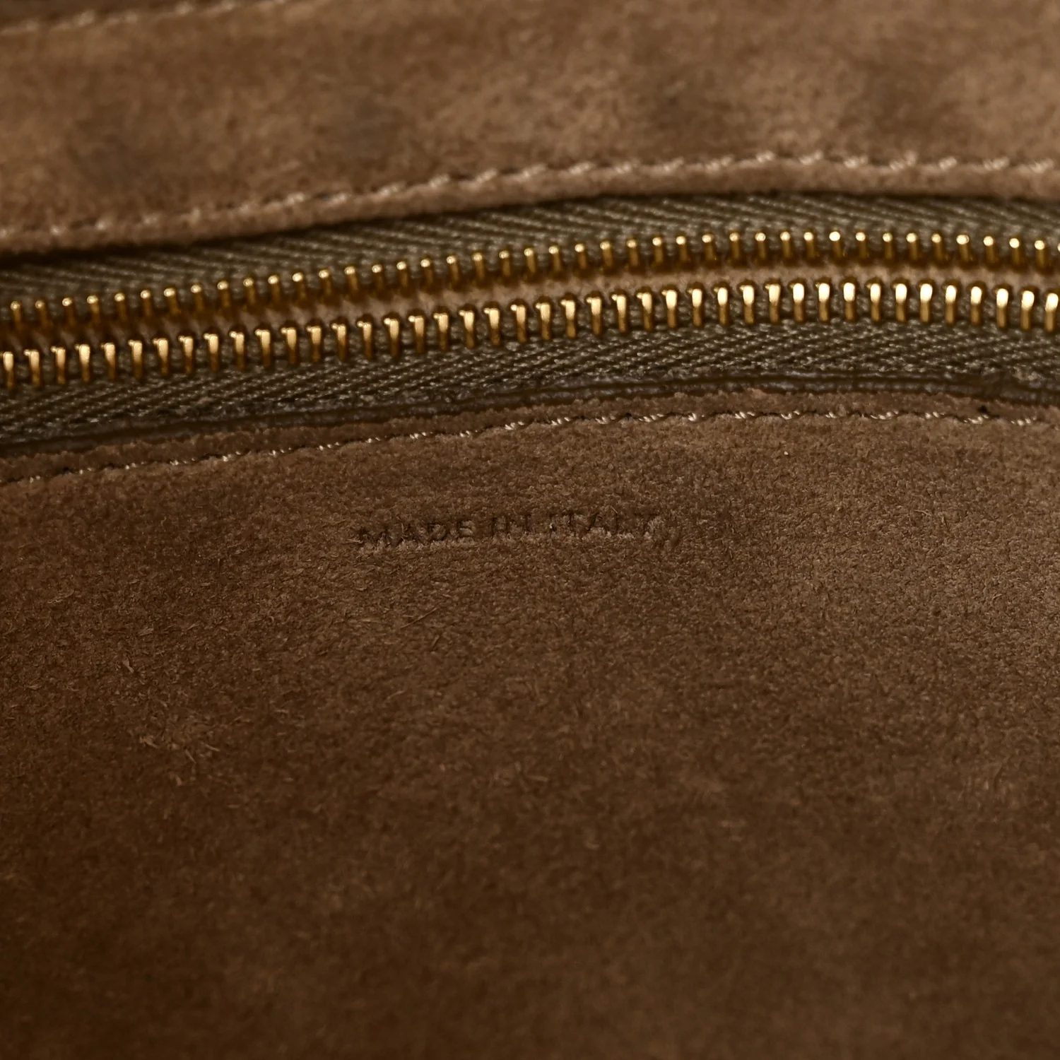 Soft Grained Calfskin Sangle Bucket Bag Taupe - Top Club