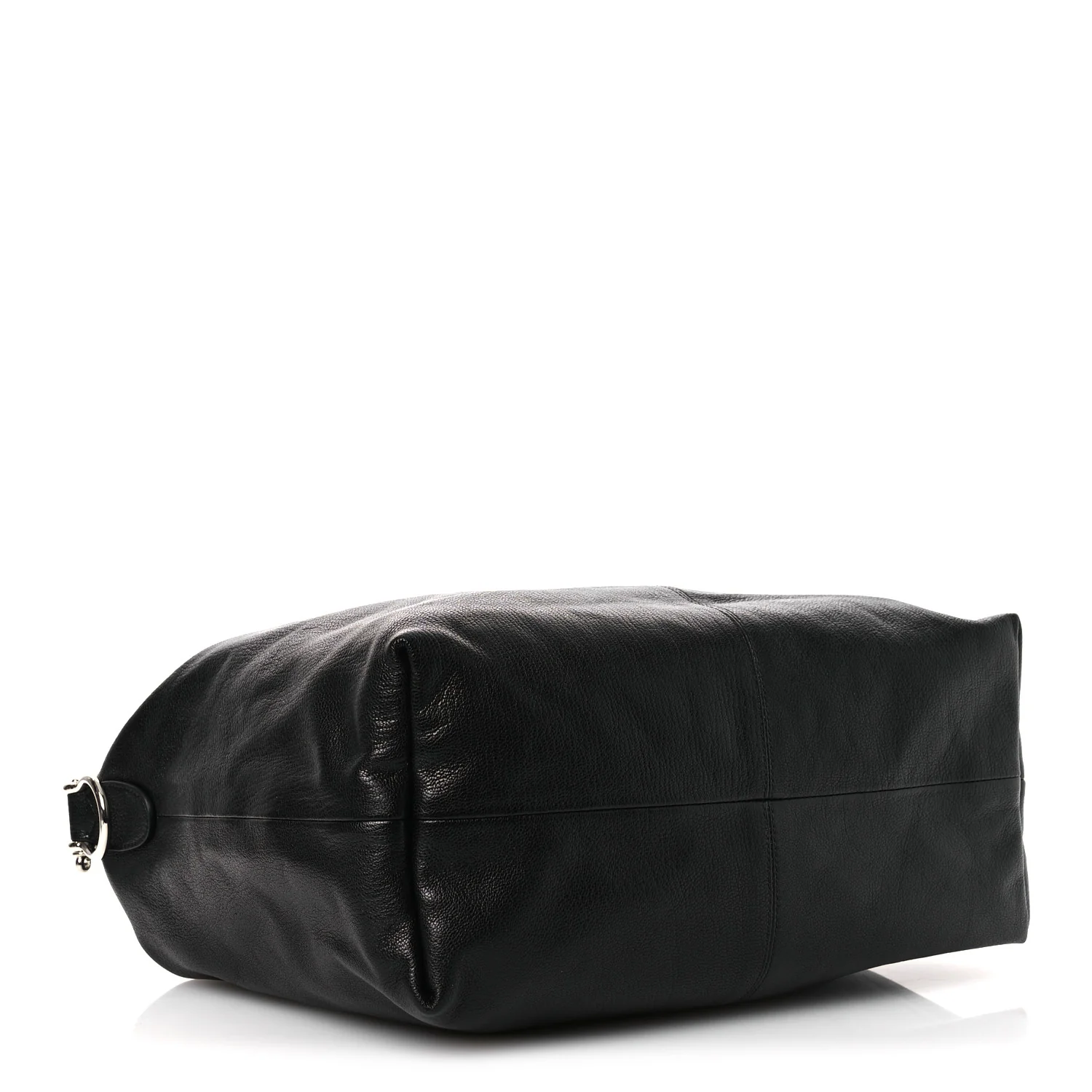 Grained Calfskin Medium Brea Crossbody Bag Black - Top Club