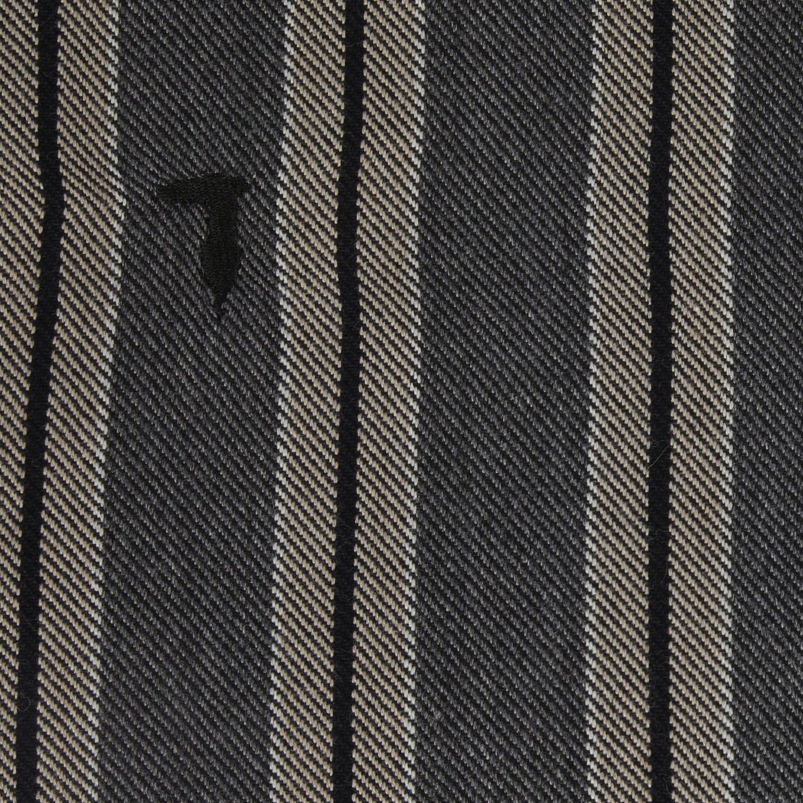 Telo Arredo Copridivano In Plaid Grandecor In Tinto In Filo Regimental 170X240 Grigio Trussardi