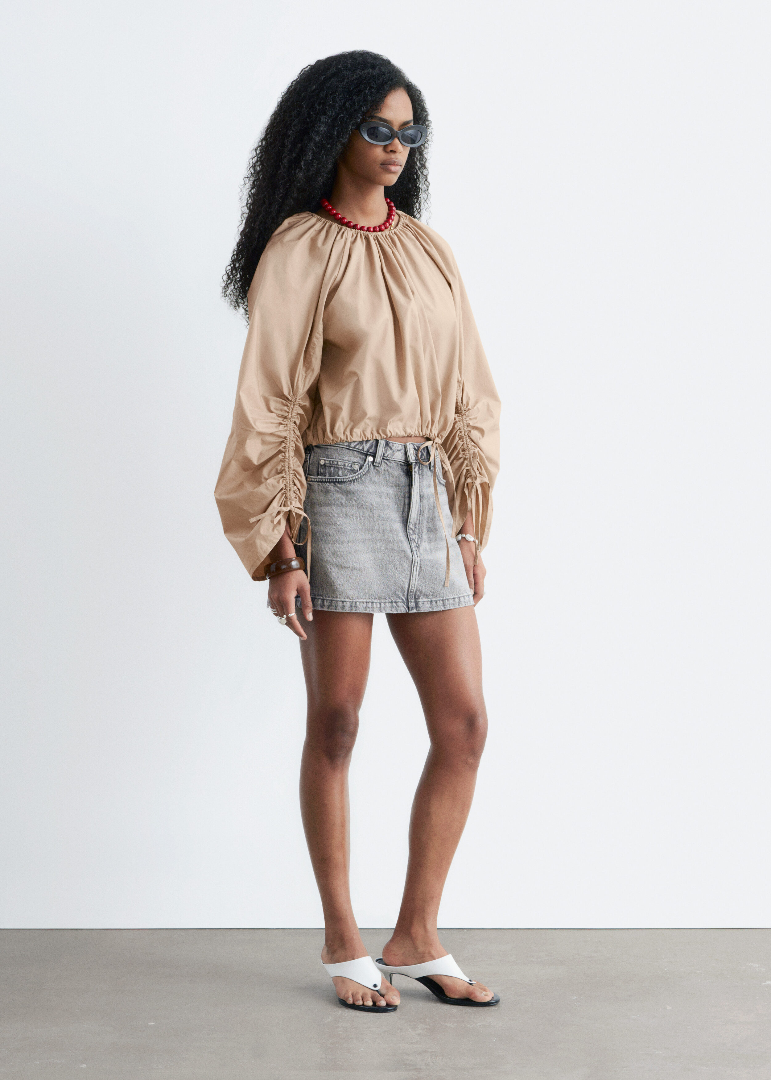 & Other Stories DENIM MINI SKIRT