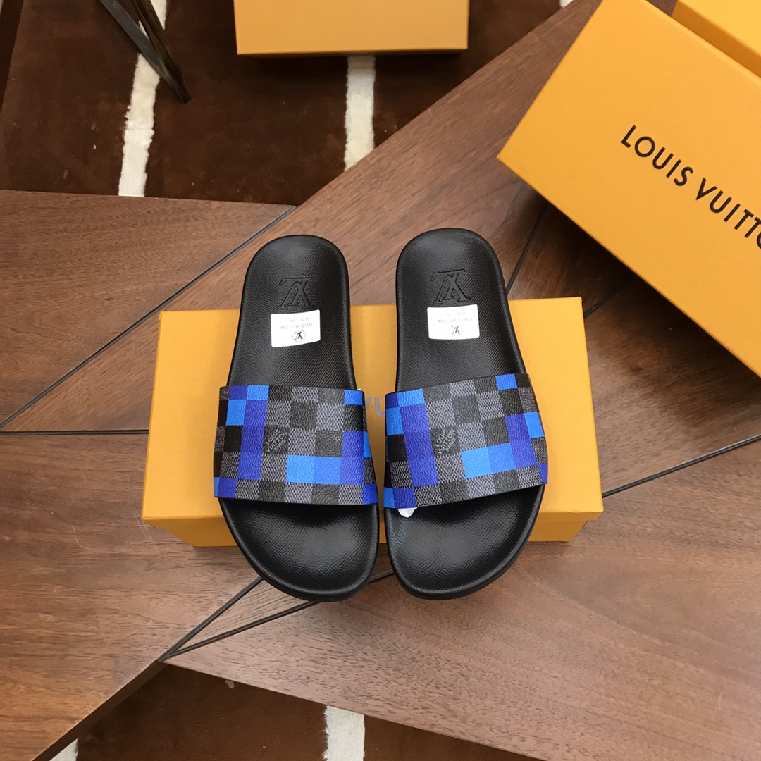 Louis Vuitton LV Waterfront Mule Sandals (Replica) - Sneaker Replica Workshop