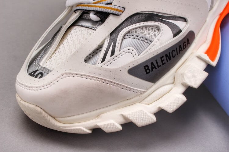 Balenciaga Sneaker Tess.s.Gomma MAILLE BLACK Grey Orange Replica - Sneaker Replica Workshop
