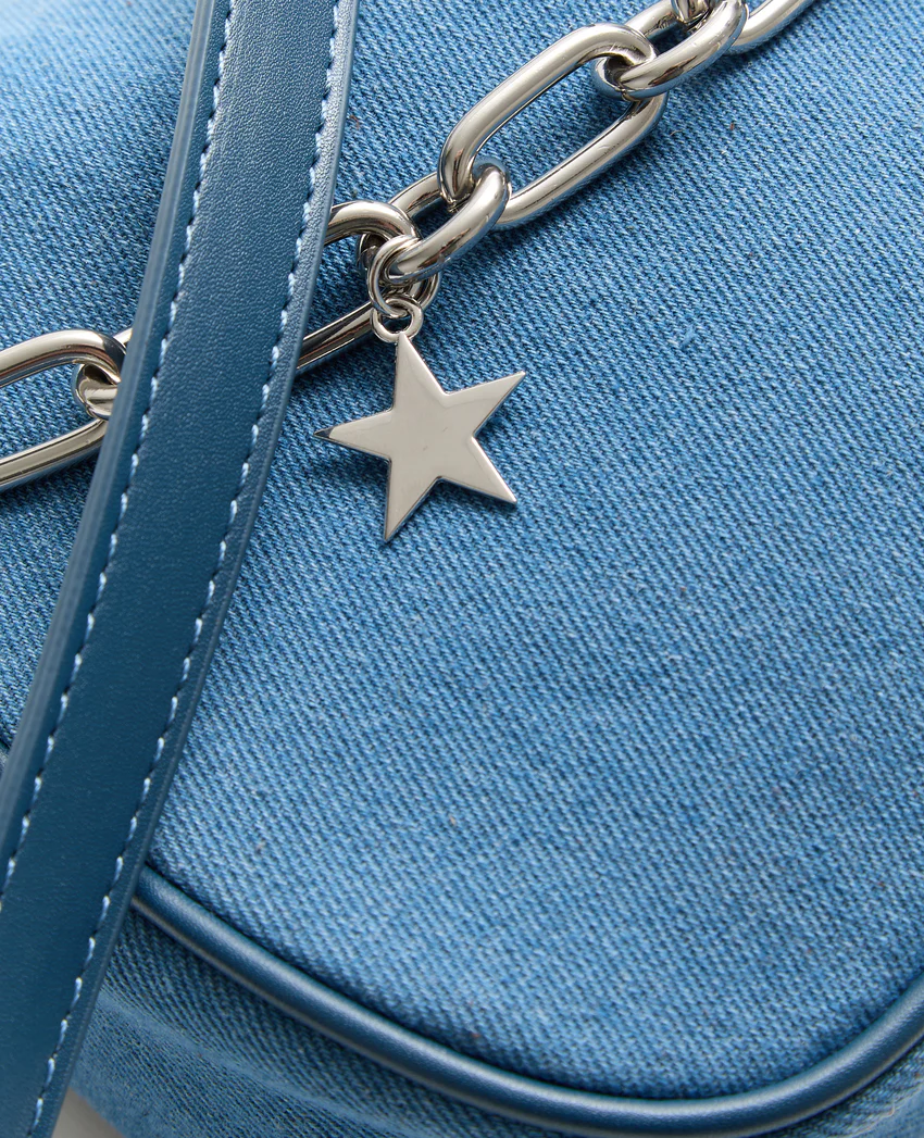 Pimkie Sac en denim avec bandoulière et chaîne