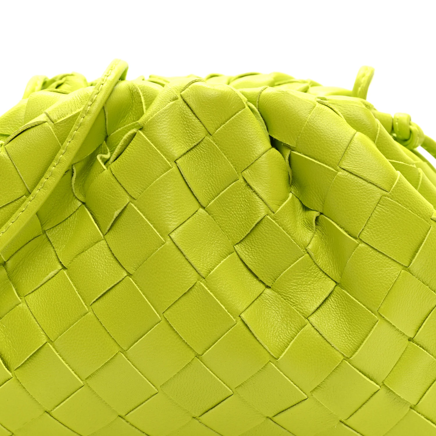 Nappa Intrecciato The Mini Pouch Kiwi - Top Club
