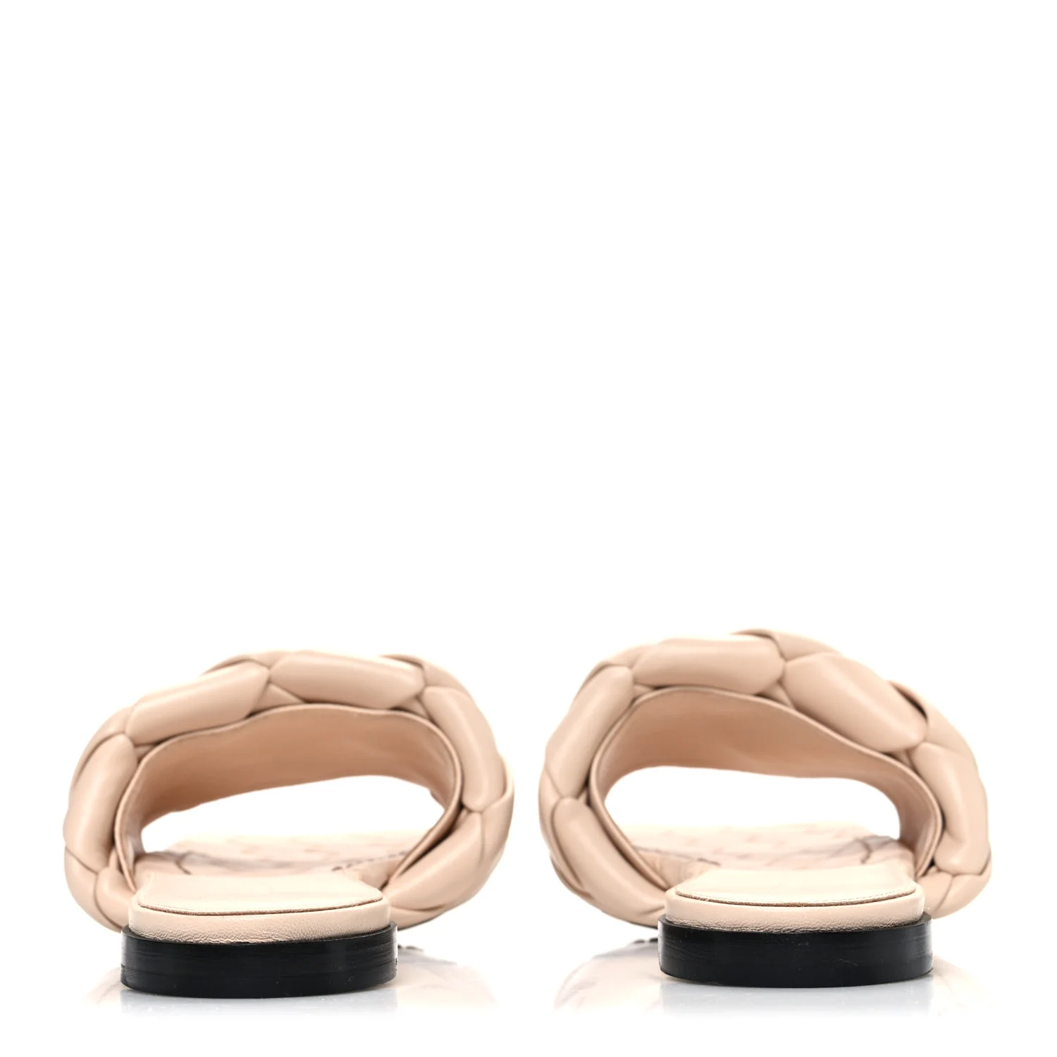 Nappa Maxi Intrecciato Lido Flat Sandals 40 Bandage - Top Club