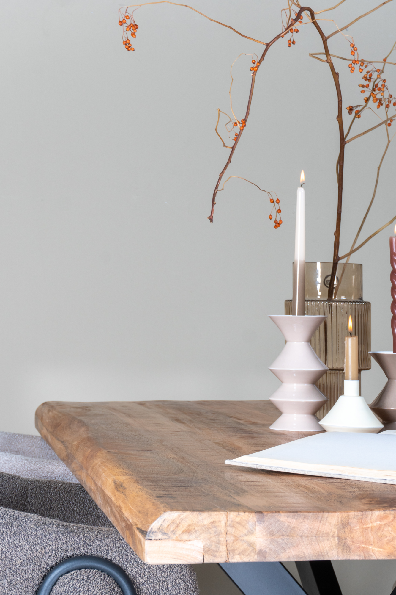 Eettafel Arvu 200 cm - Mangohout Spinpoot
