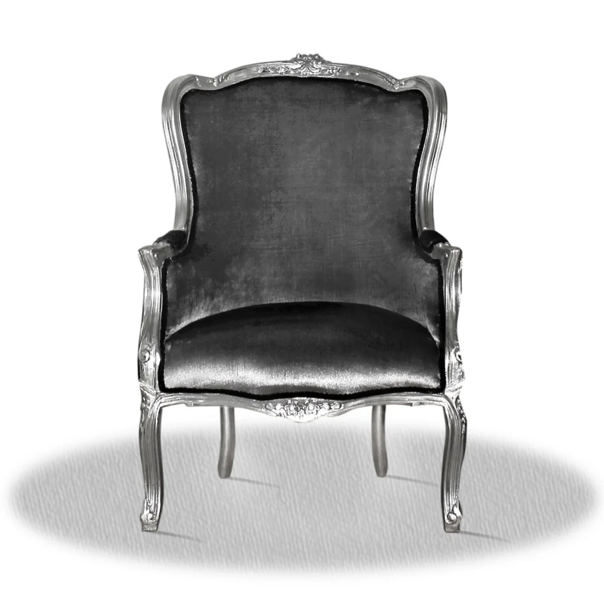 Baroque armchair 70 x 65 x H. 100 cm - antique style armchair