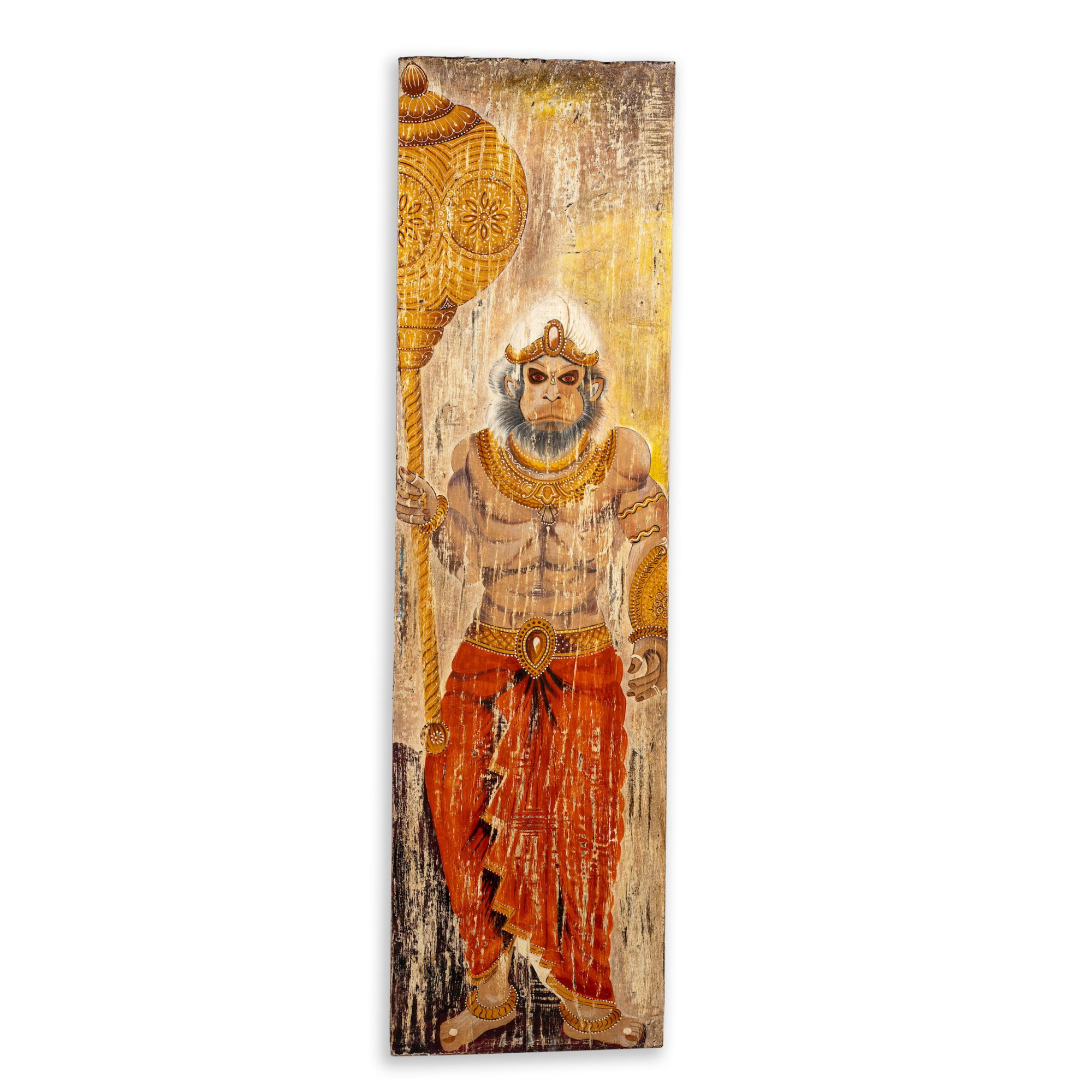 Jali - Teakhouten Wandpaneel Hanuman 195cm