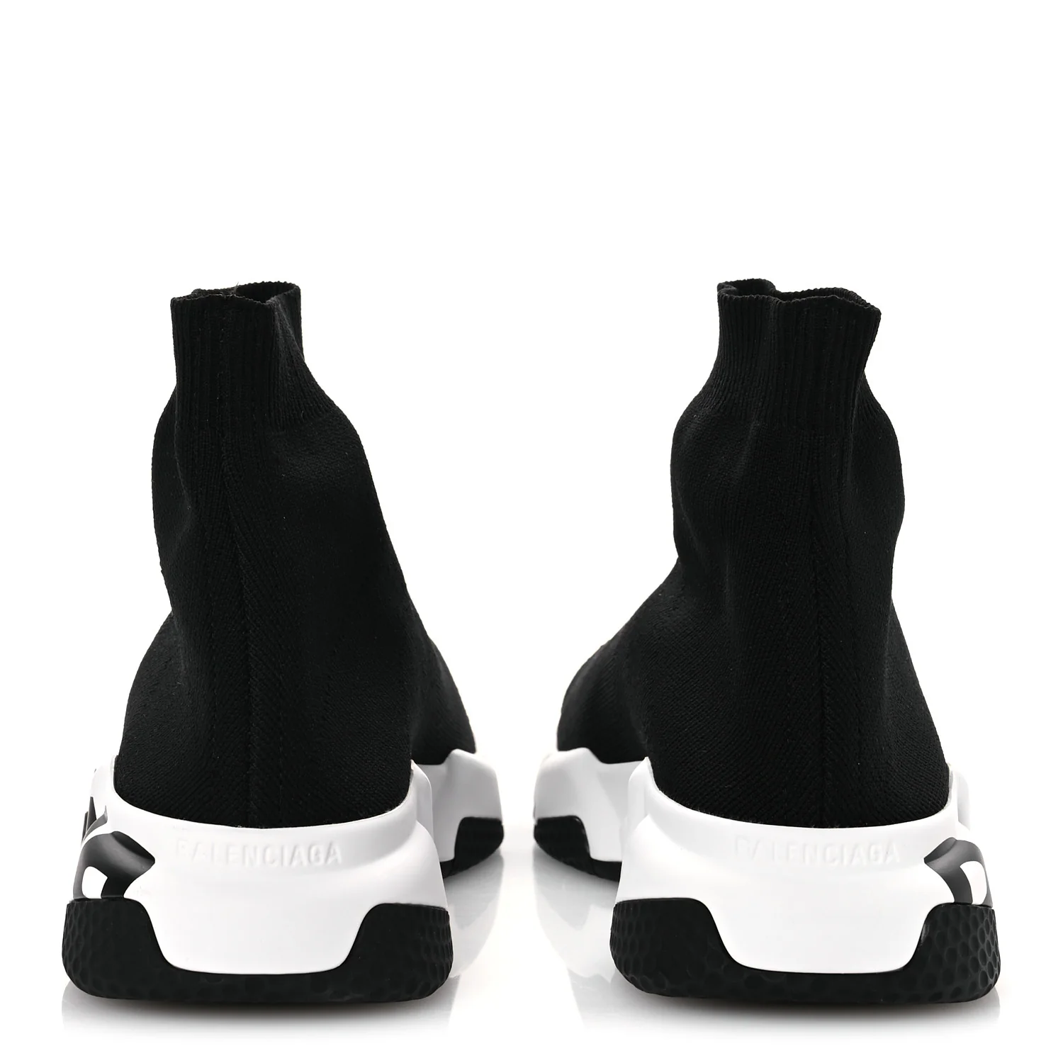 Neoprene Knit Womens Speed Graffiti Sneakers 40 Black White - Top Club