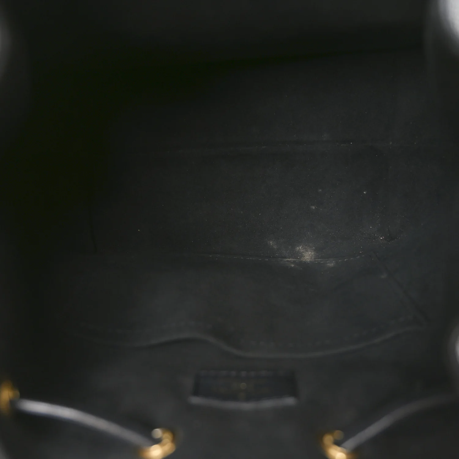 Calfskin Lockme Bucket MM Black - Top Club