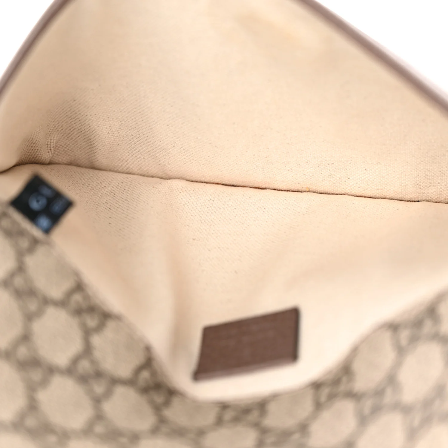 GG Supreme Monogram Neo Vintage Web Belt Bag Brown - Top Club
