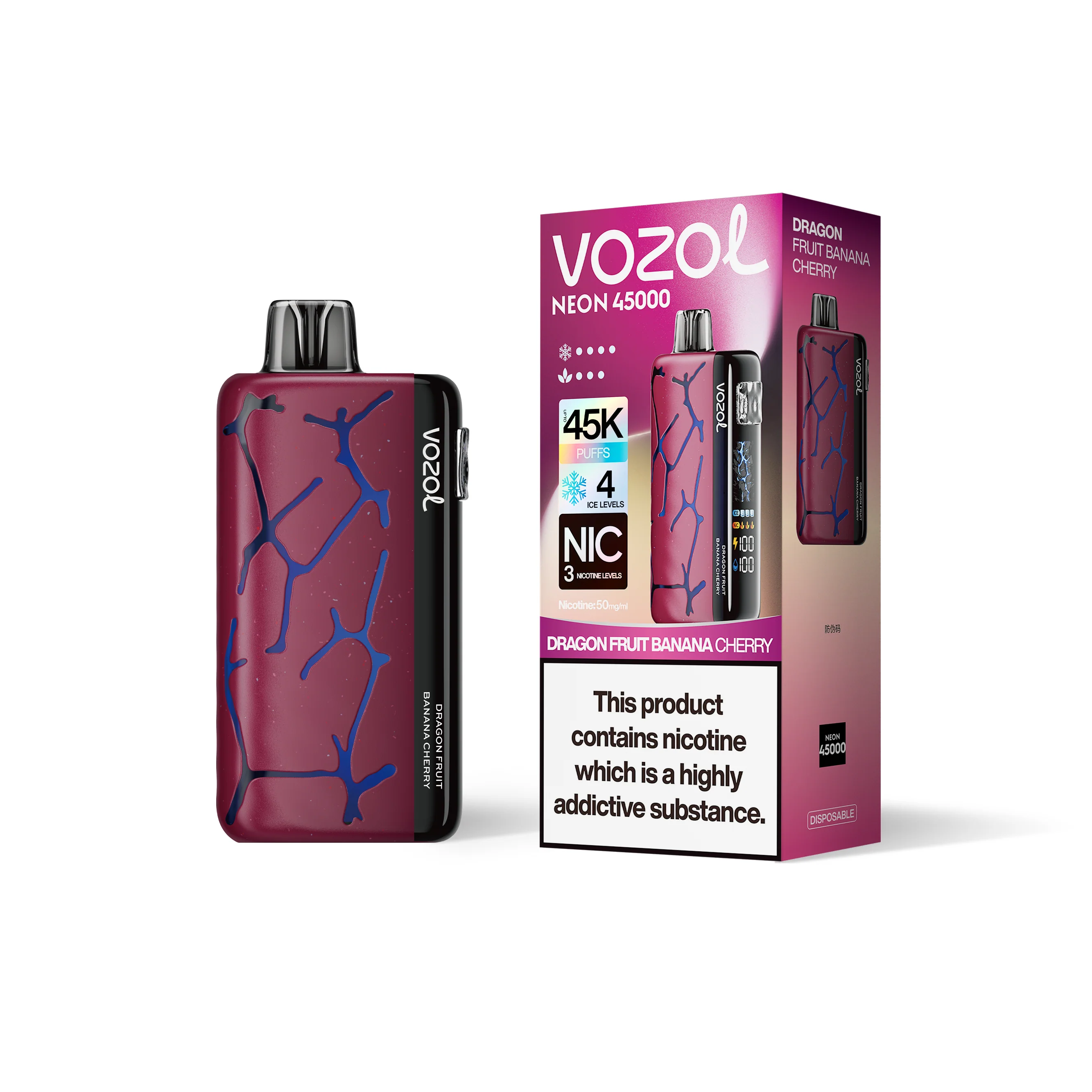 VOZOL NEON 45K Disposable Vape (All Flavours)