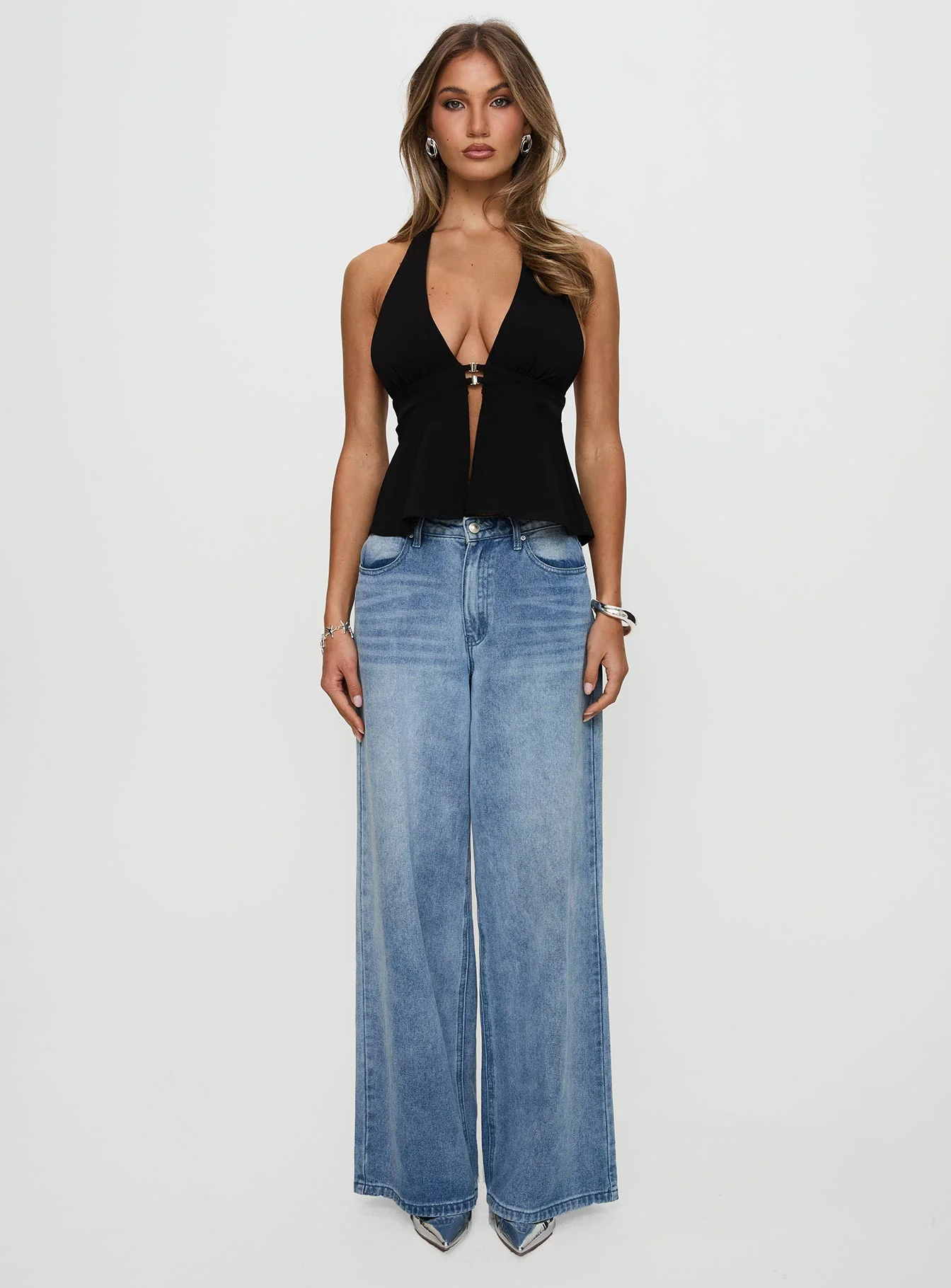 Brealle Halter Top Black