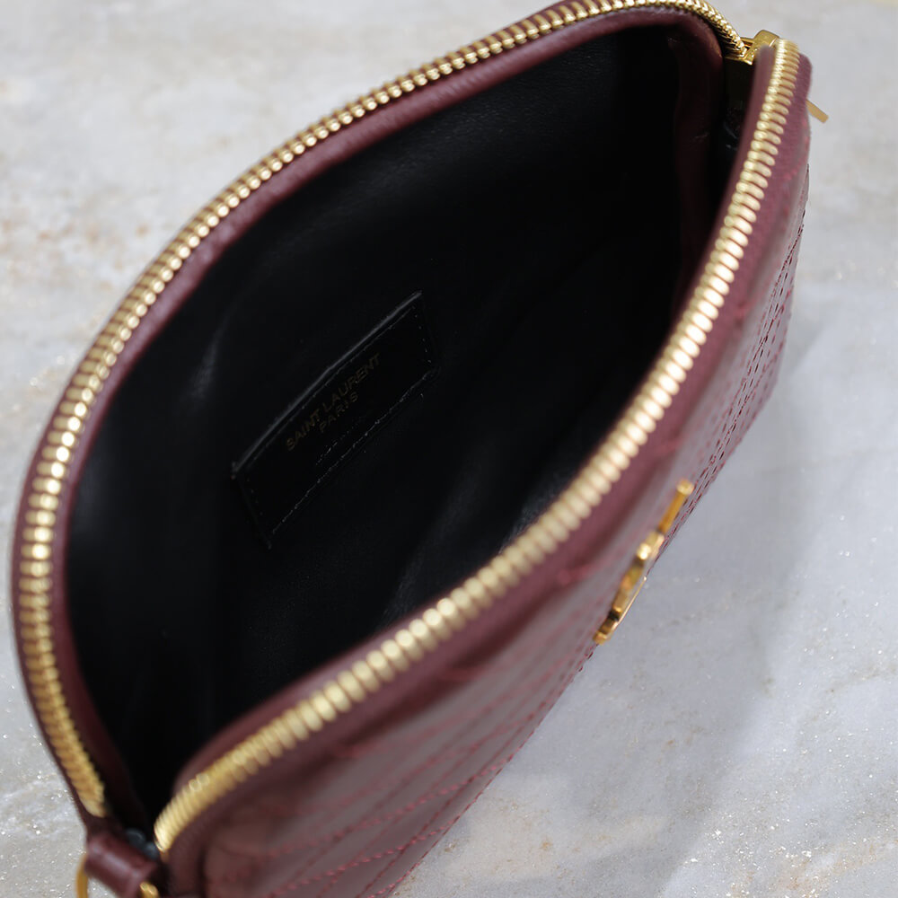 YSL Gaby zipped pouch in quilted lambskin(HIGH-END) - Top Club