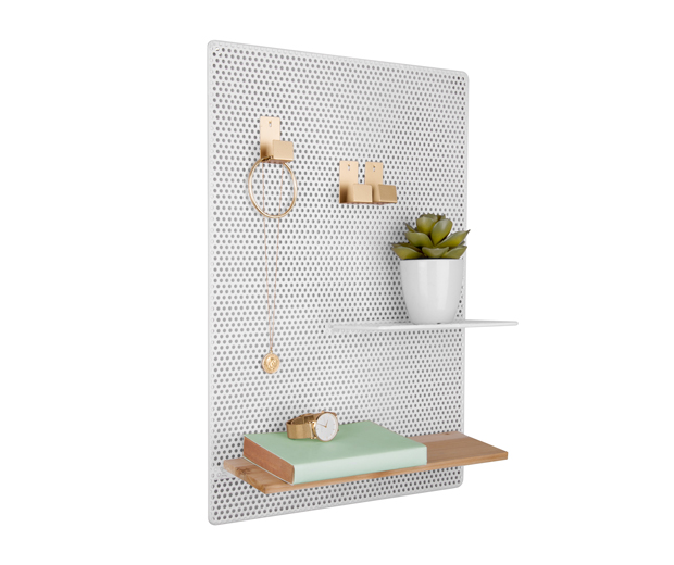 Memo board Perky Mesh iron white