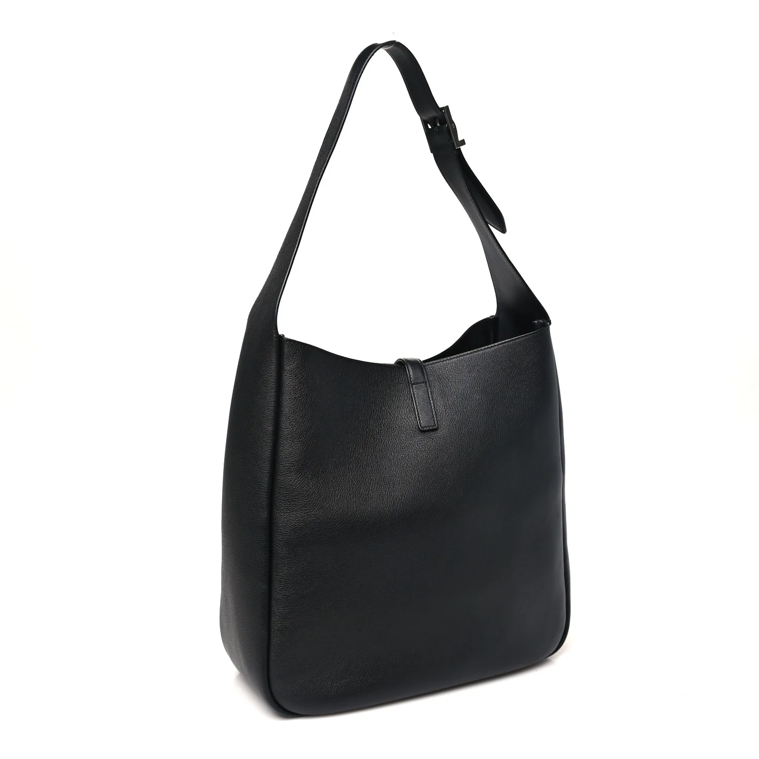 Supple Calfskin Large Le 5 A 7 Soft Hobo Black - Top Club