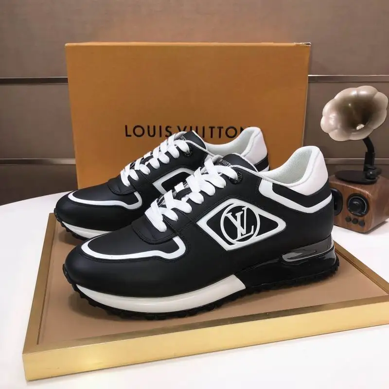 Louis Vuitton Men's Luxury White Sneakers With Signature Logo - Sneaker Replica Workshop