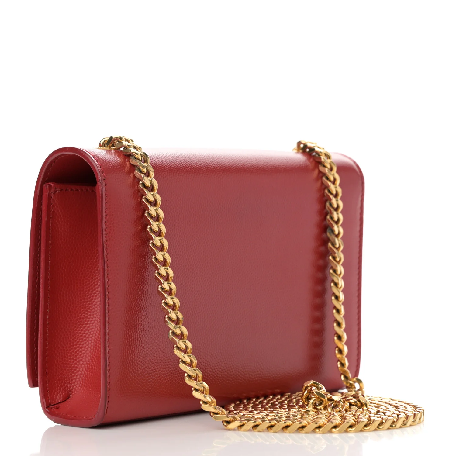 Grain De Poudre Small Monogram Kate Satchel Red - Top Club