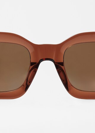 & Other Stories RECTANGULAR-FRAME ACETATE SUNGLASSES
