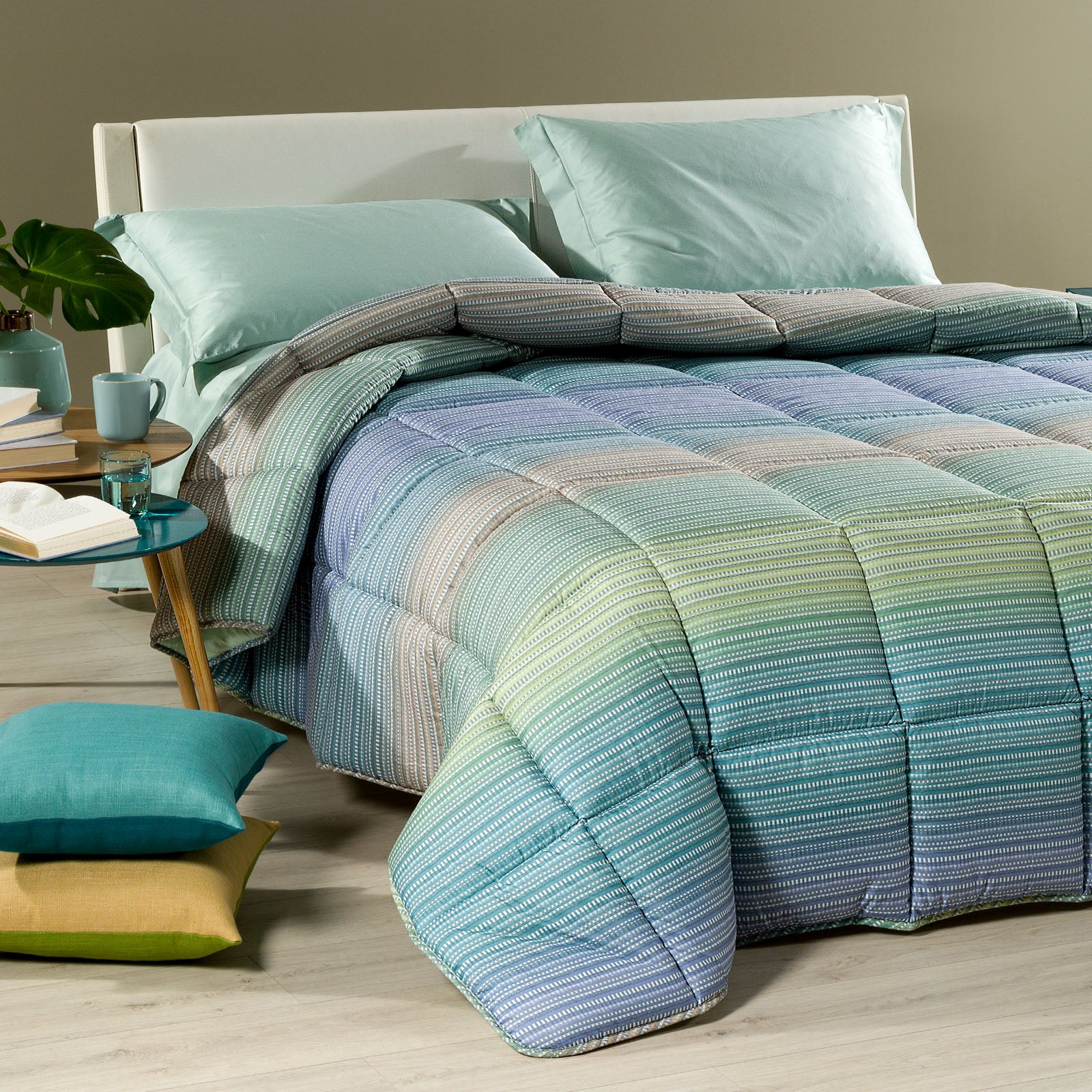 Microfiber QUALTY IRIDE DAMAGE MAUVE MODERN