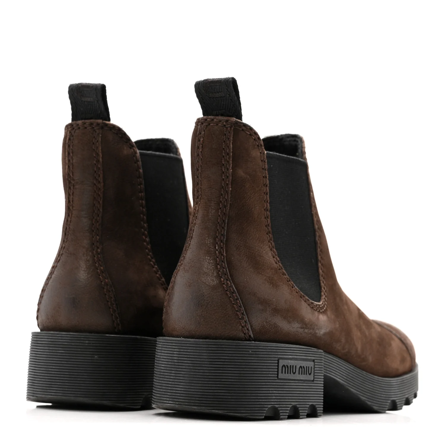 Suede Chelsea Boots 37.5 Dark Brown - Top Club
