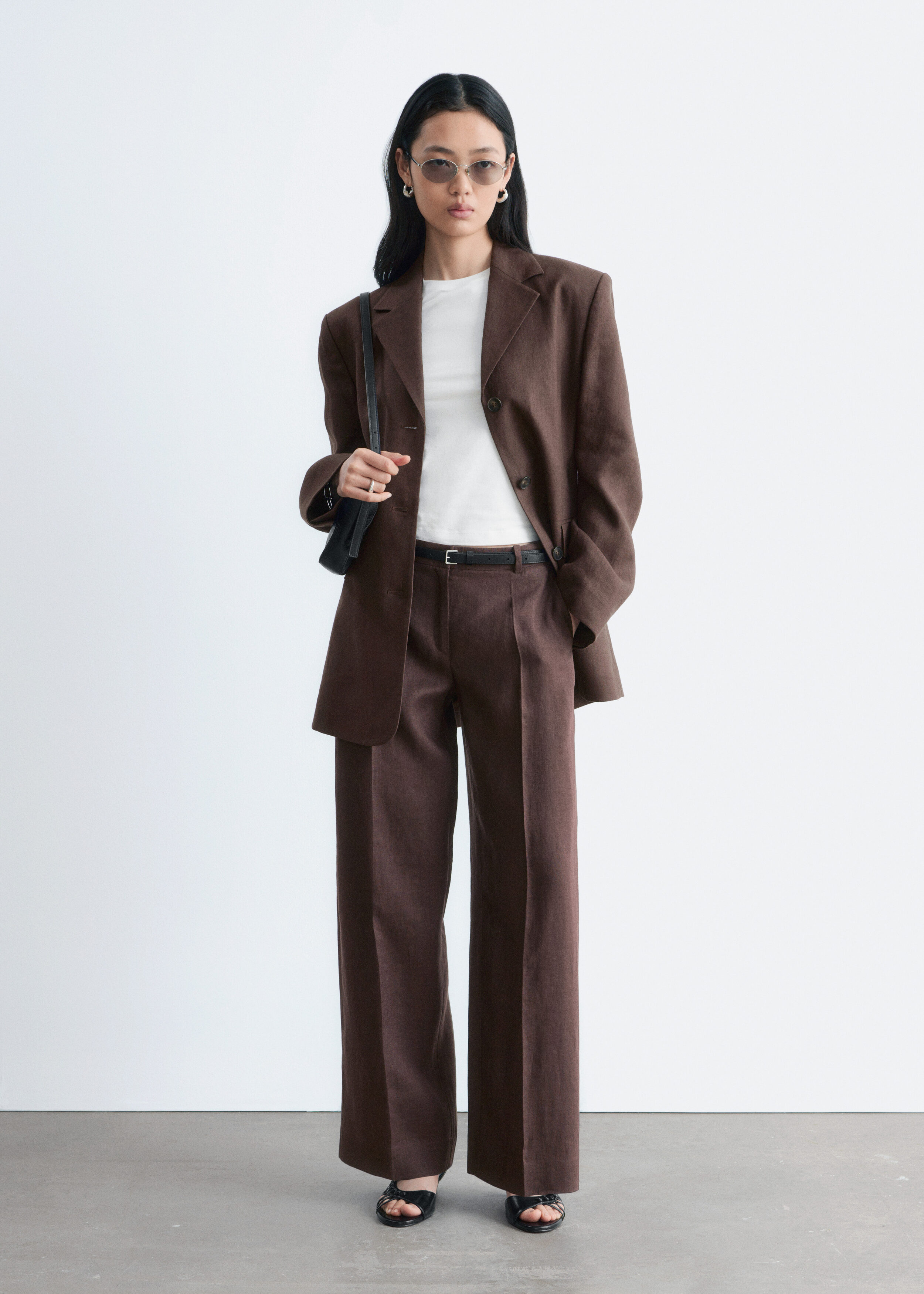 & Other Stories TAILORED LINEN TROUSERS