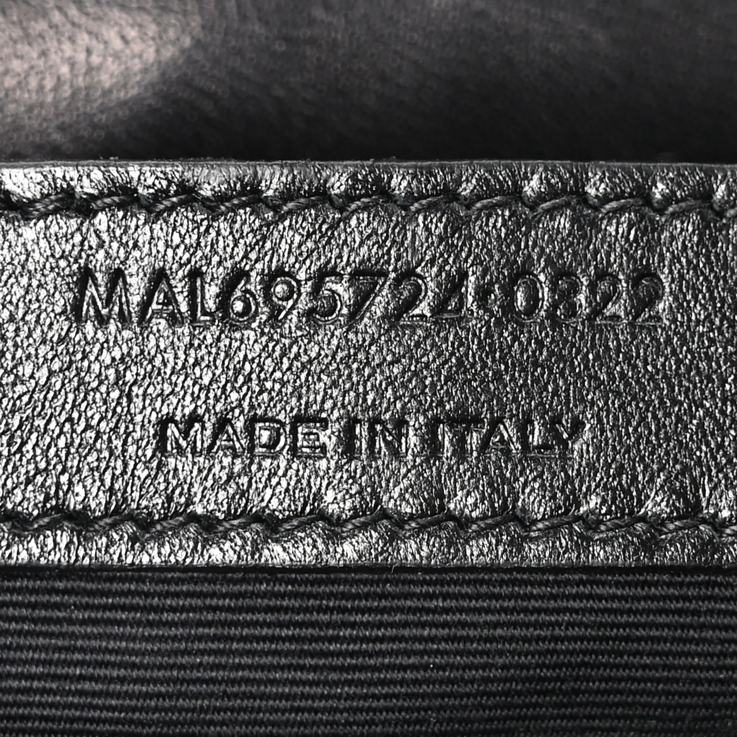 Calfskin Crocodile Embossed Gaby Satchel Black - Top Club