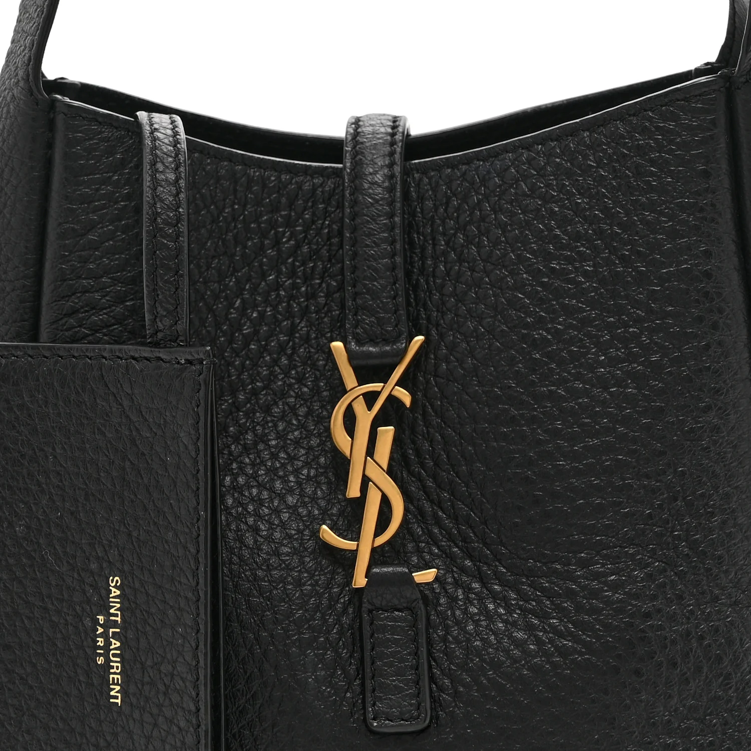 Grained Calfskin Baby Le 5 A 7 Supple Hobo Black - Top Club