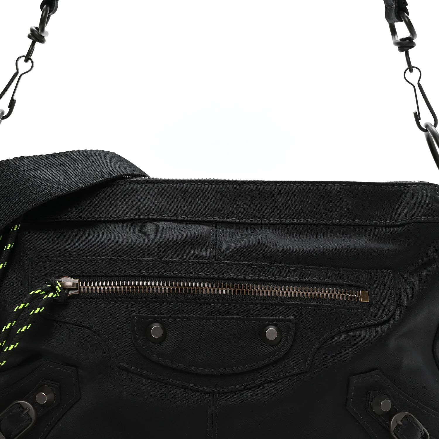 Nylon Classic Hardware Small Le City Moto Black - Top Club