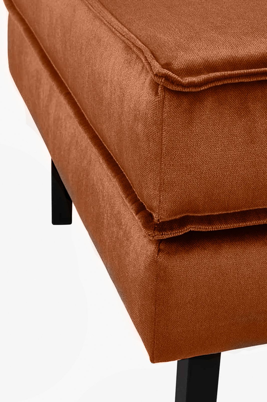 Amsterdam velvet hocker juke roest