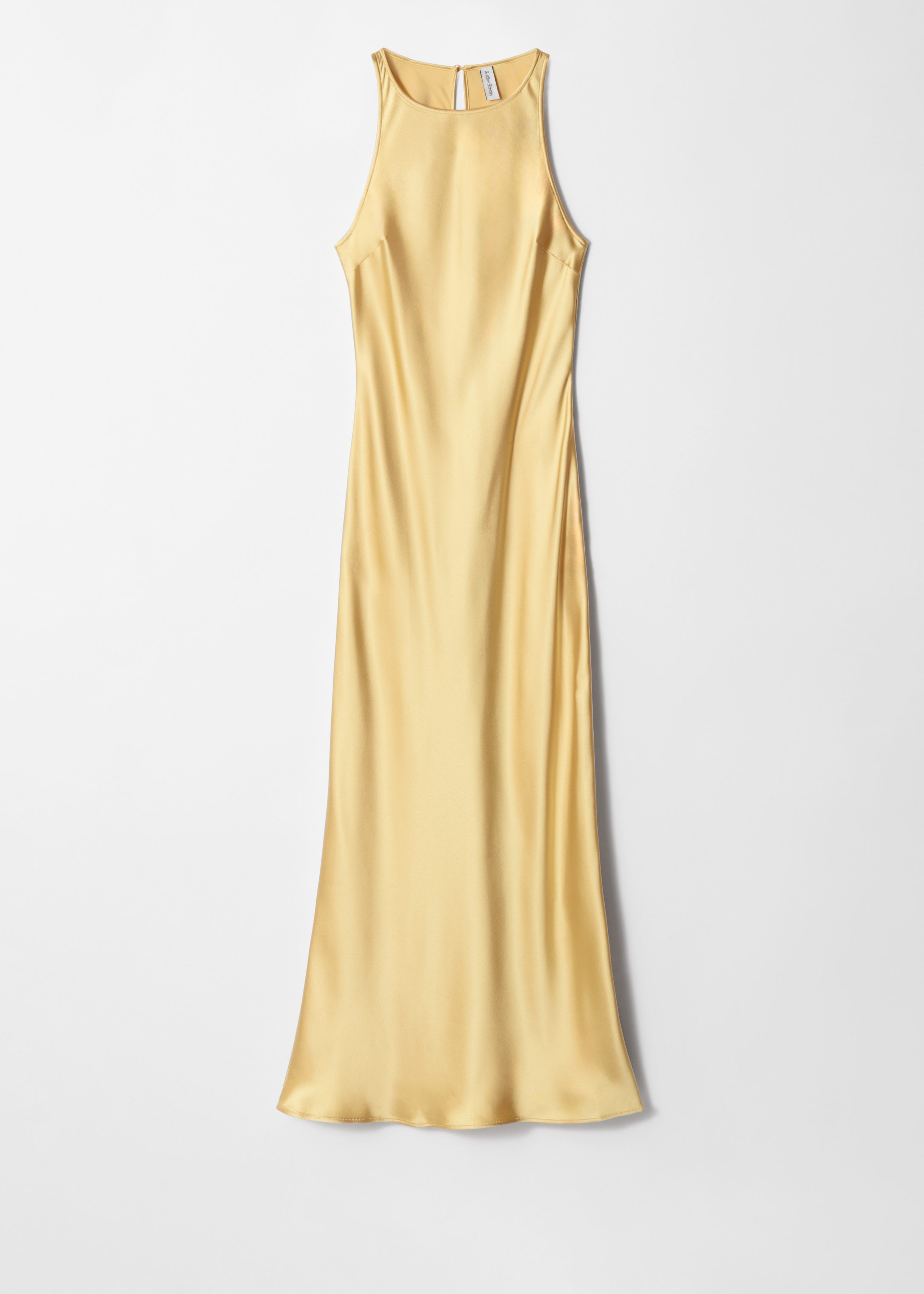 & Other Stories SLEEVELESS SATIN MIDI DRESS