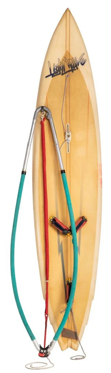 Luxury decoration 80s vintage surfboard 298 x 61 x H. 14 cm - used retro surfboard - collector's item