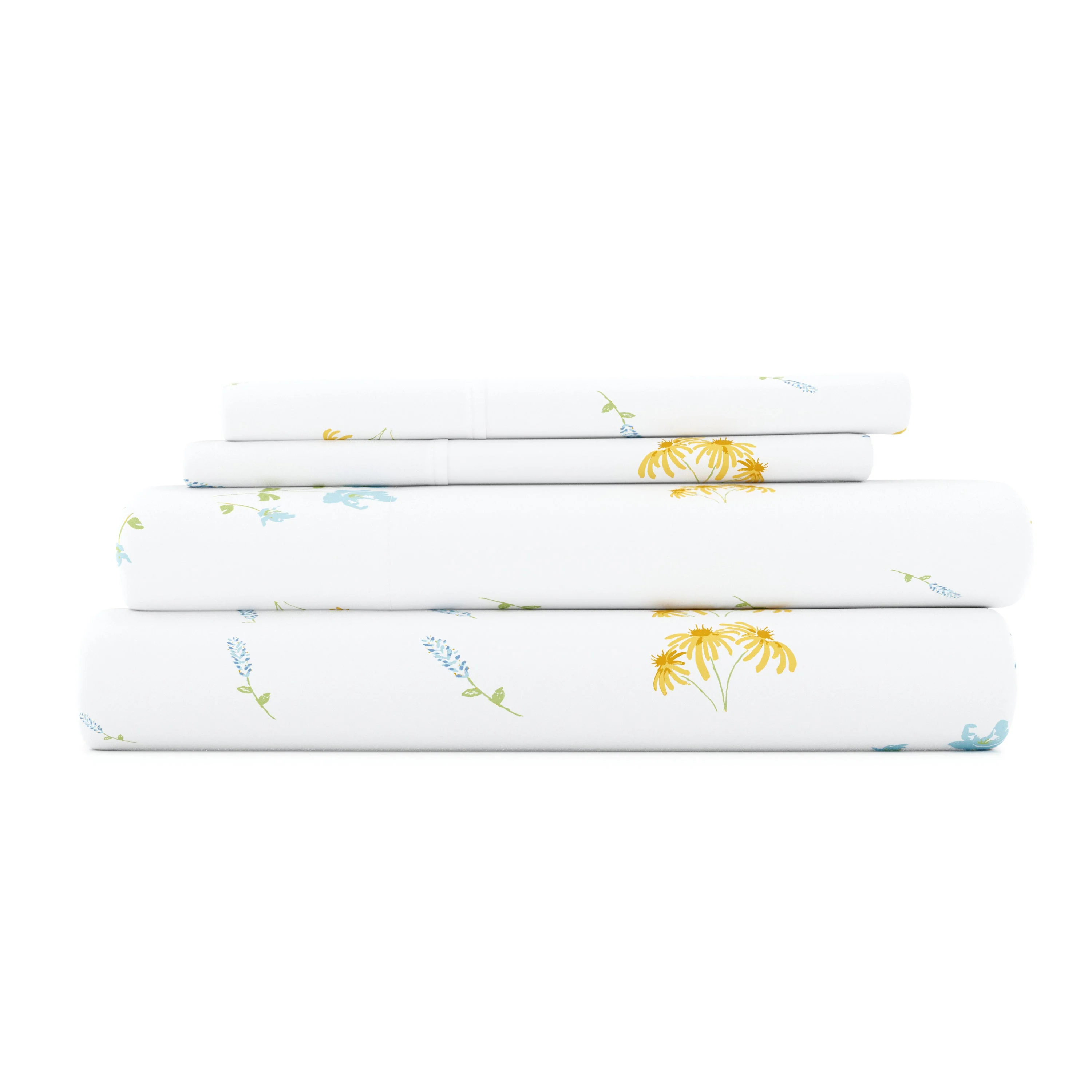 Bluebirds Pattern 4-Piece Sheet Set (Sale)