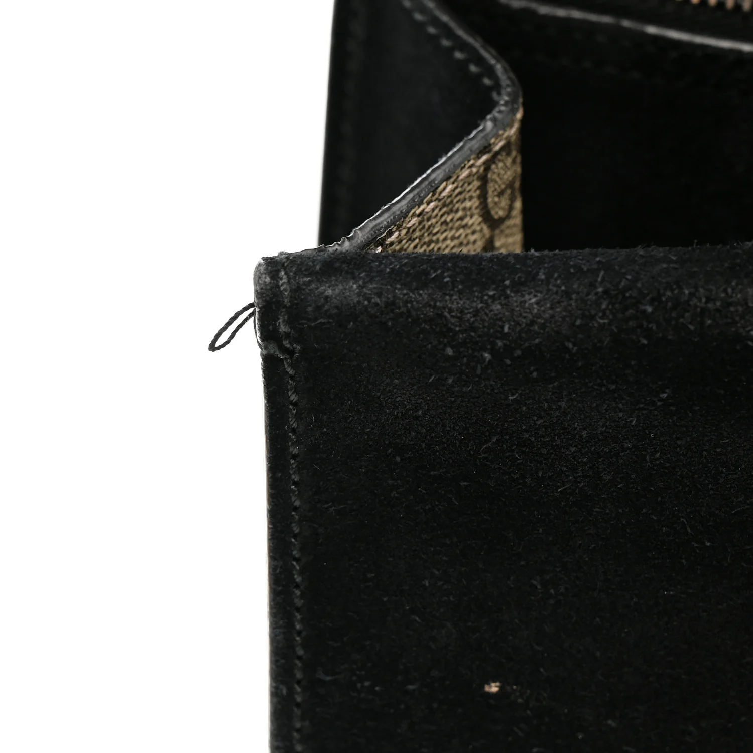 GG Supreme Monogram Medium Dionysus Shoulder Bag Black - Top Club