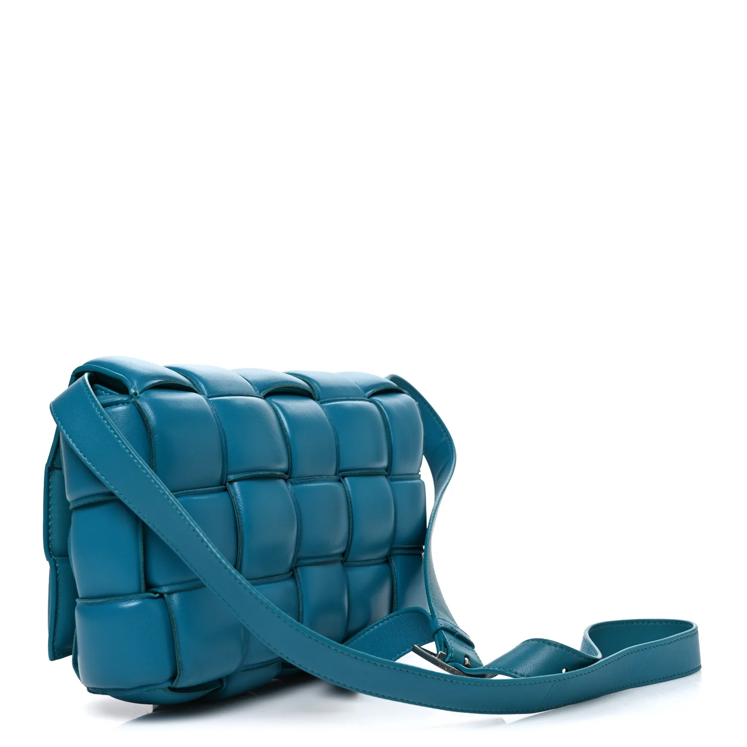 Nappa Maxi Intreccio Padded Cassette Crossbody Bag Blaster - Top Club