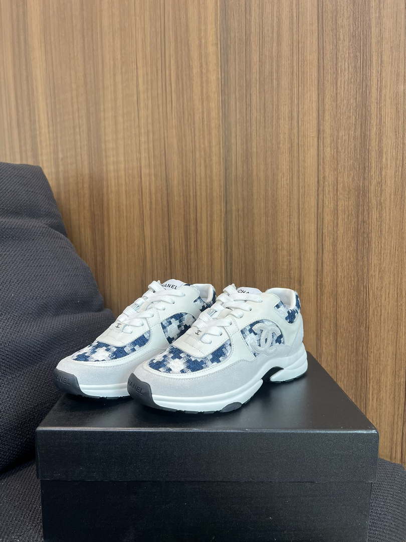 Chanel G45077 Women's Trainer Wool Sneaker C912468 - Sneaker Replica Workshop